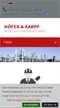 Mobile Screenshot of hoefer-karpf.com